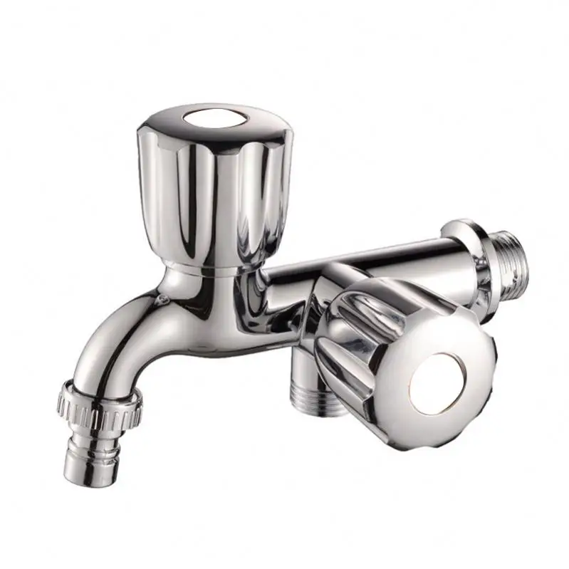 Factory Supply Low Price Water Tap Polished ABS Fast Open chrome bib tap