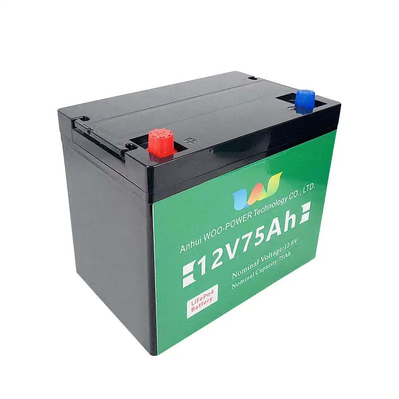 Customizable lifepo4 battery 12v 75ah with bms lifepo4  packs for electric forklifts