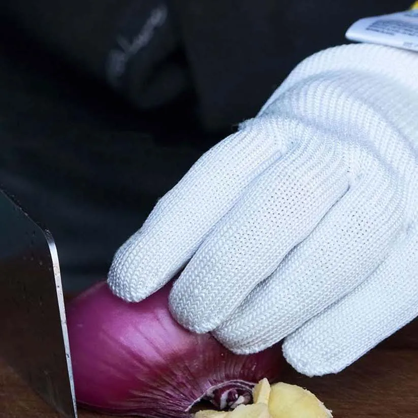 SKYEE durable Food Grade Level 5 HPPE Protect Hand Work Safety Anti Cut Abrasion Resistant Gloves for Chef Cooking