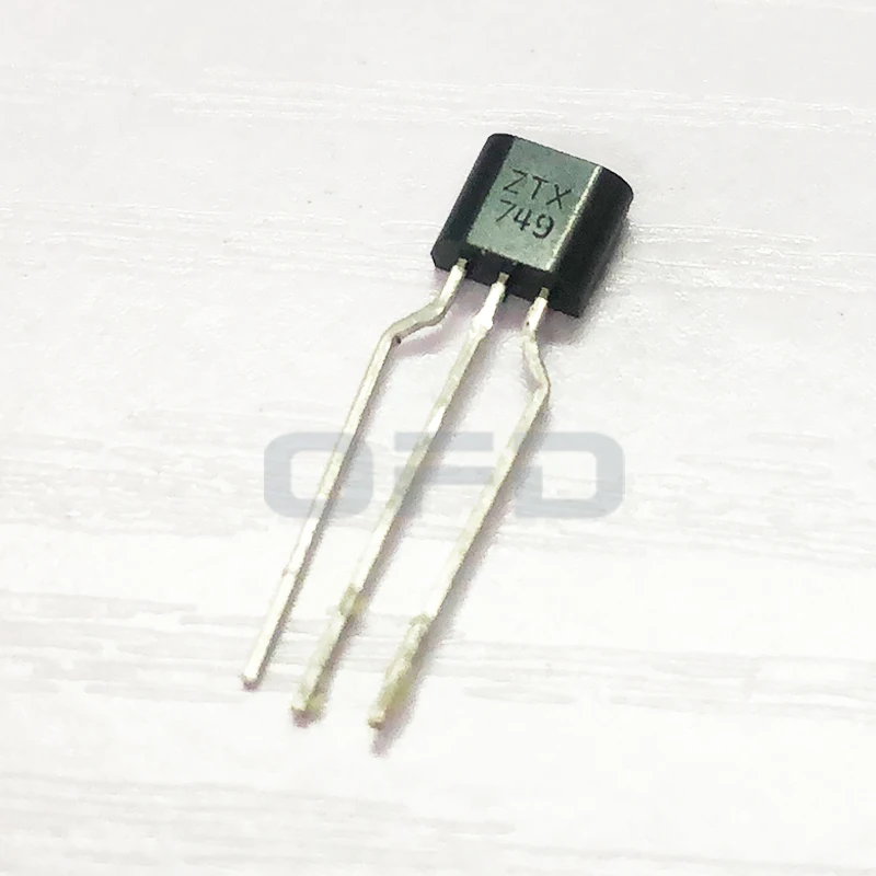 ZTX749 Power Transistor Through Hole E-Line-3  3-Pin E-Line NPN Silicon Planar Medium Power Transistor ZTX749