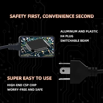 Super Bright High Power 12v 24v 60W premium LED car Headlight bulb H1 H3 H4 H7 H11 9005 9006 hi lo beam auto led parts