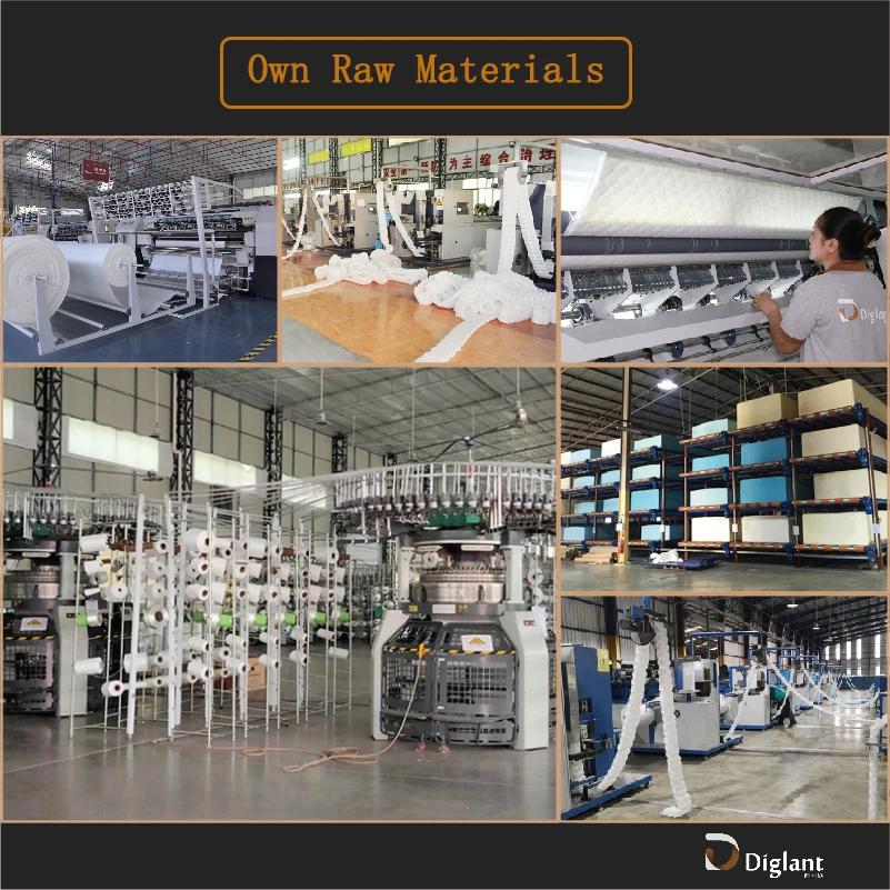 Hot Sale  Factory Wholesale Queen King Size 10 Inch Hybrid Latex Pocket Coil Spring Mattress Roll In Box
