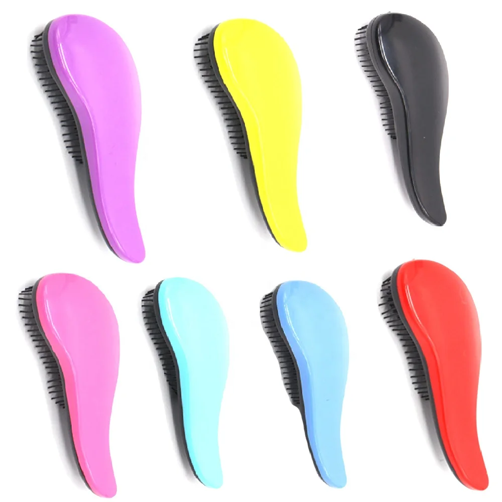 Cute Wig Massage Detangling Hair Brush Private Label Plastic NEW Laser Curly Hot Sale High Quality Portable Outdoor 11*6.8cm