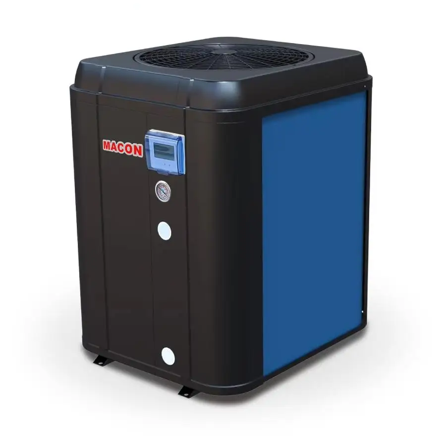 Macon 17kw multifunction design DC Inverter Swimming Pool Heat Pump with vertical fan plastic case