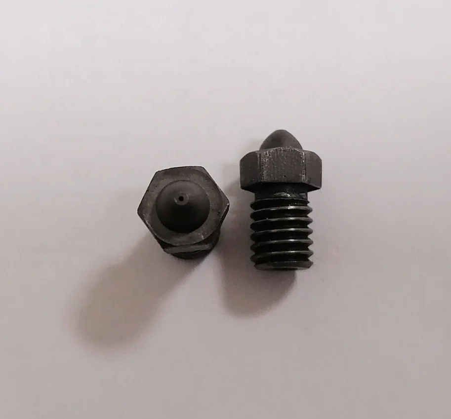 customized 0.25mm 0.4mm 0.6mm 0.8mm  high pressure precision tungsten carbide 3d printer nozzle