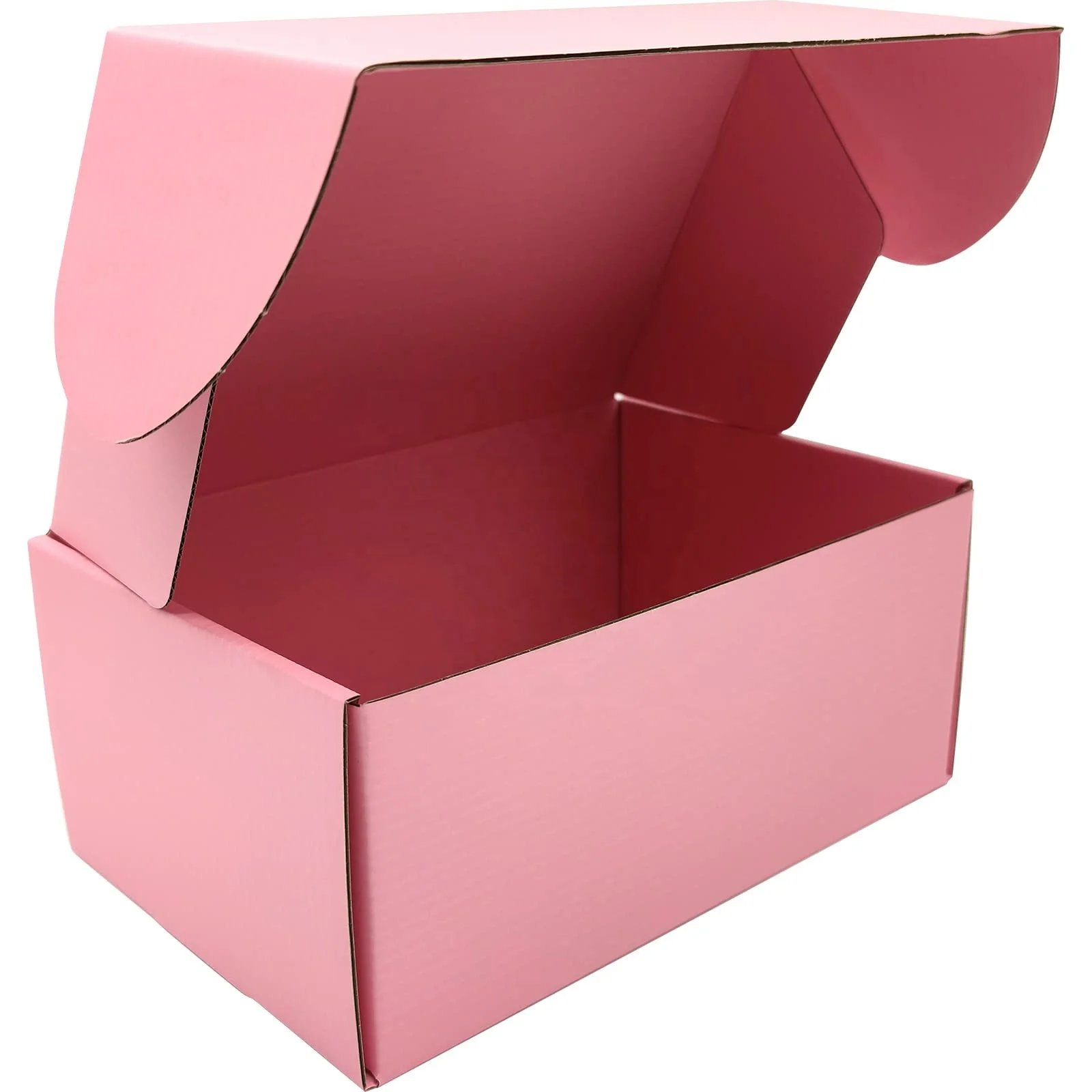 Custom new arrival fo simple elegant folding Corrugated Paper Luxury Storage Large Packing Mailer Box For Dress