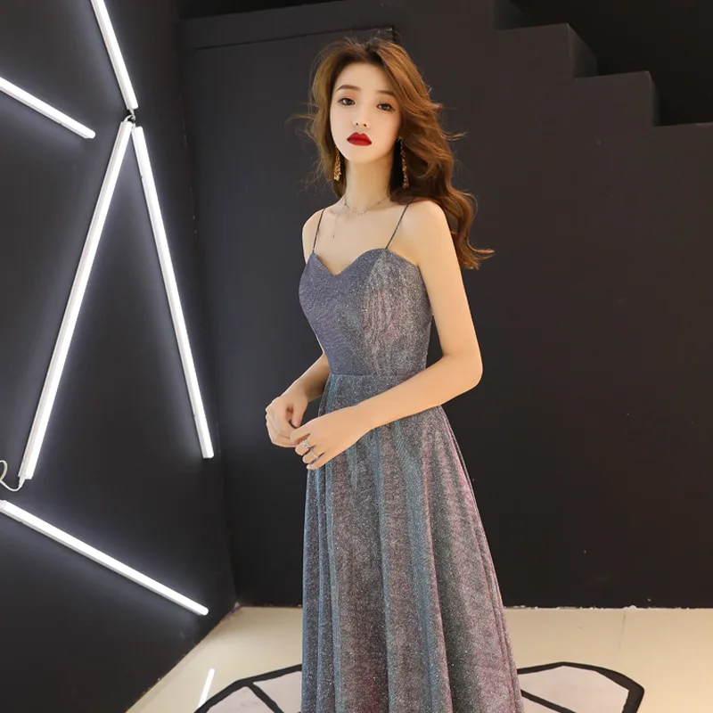 2019 элегантные Серебристые вечерние платья с блестками праздничная женская одежда знаменитостей для выпускного большие размеры