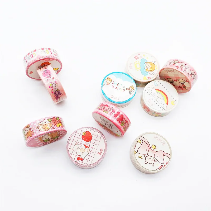 Vograce Cheap Wholesale High Quality Custom Printing Multipurpose Colorful Frog Logo Washi Tape
