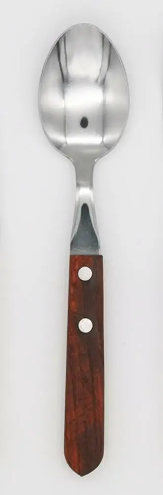 South America Most Popular Product 3pcs Wooden Handle Cutlery Flatware Sets