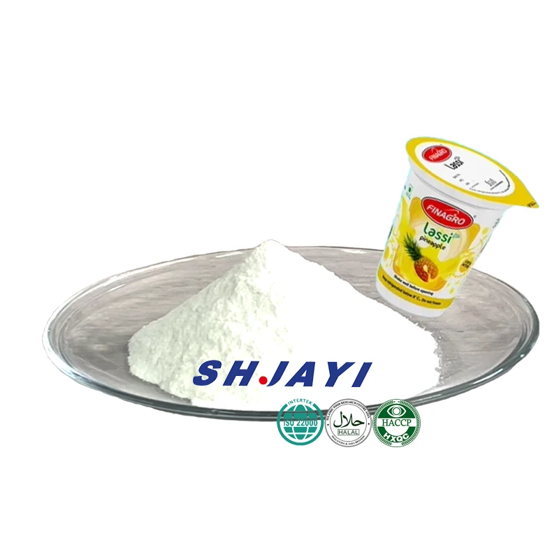 Pineapple Lassi Yoghurt Thickener Emulsifier Stabilizer Manufacturers CMC Powder Sodium Carboxymethyl Cellulose E466