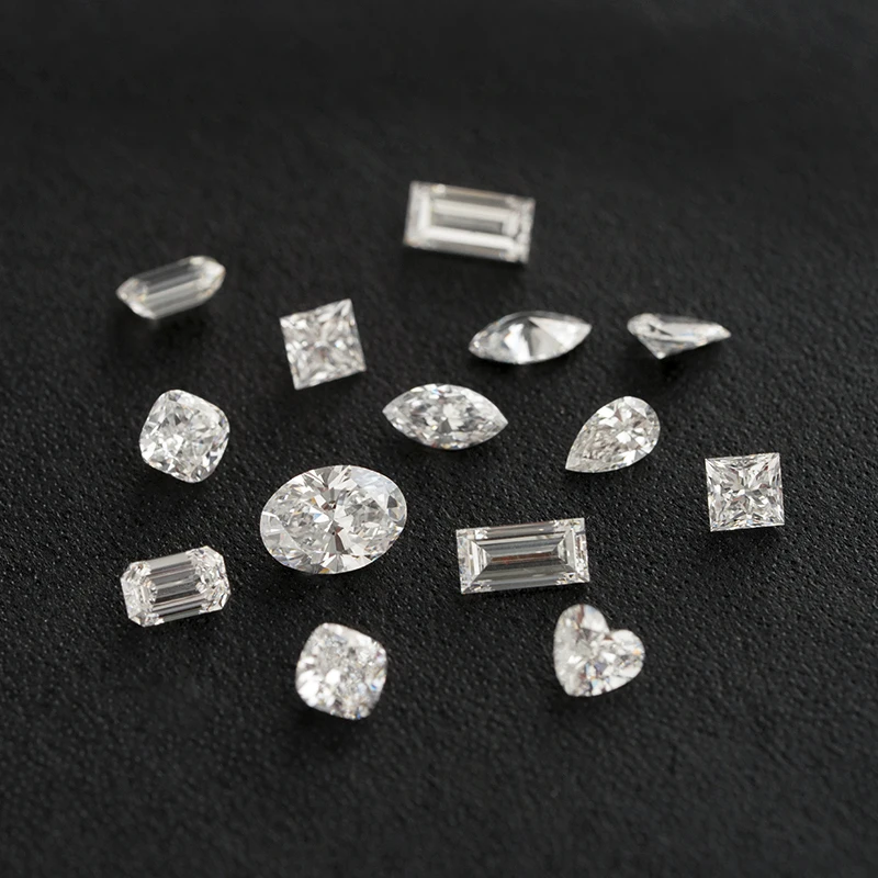 Princess Cut 1.4*1.4-4*4mm Melee HPHT DEF VS Square Loose Lab Diamond