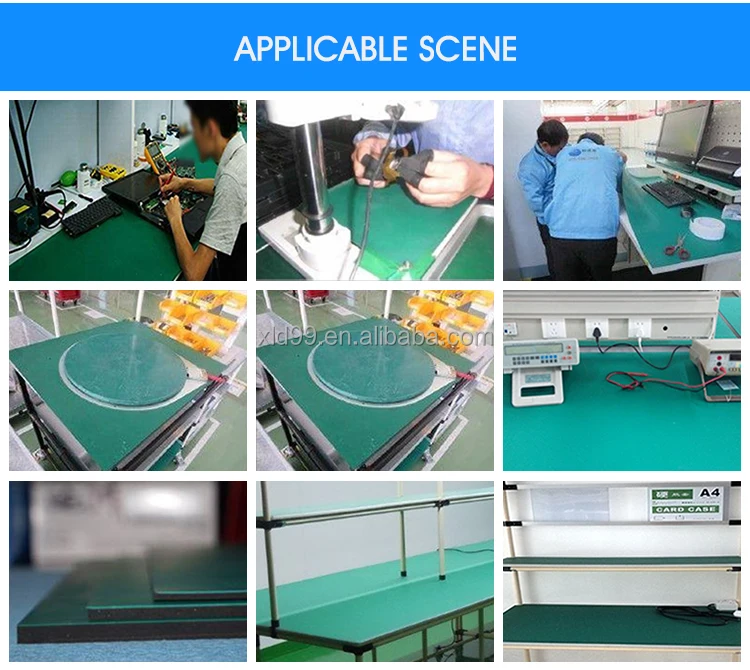 antistatic rubber anti-static grounding poimt floor green anti static table workbench esd-mat roll full antifatigue esd mat