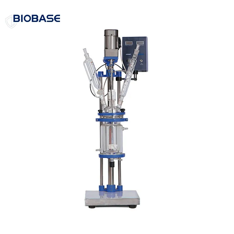 Biobase Китай 100L покрытый кожухом стеклянный реактор JGR-100L боросиликатный для