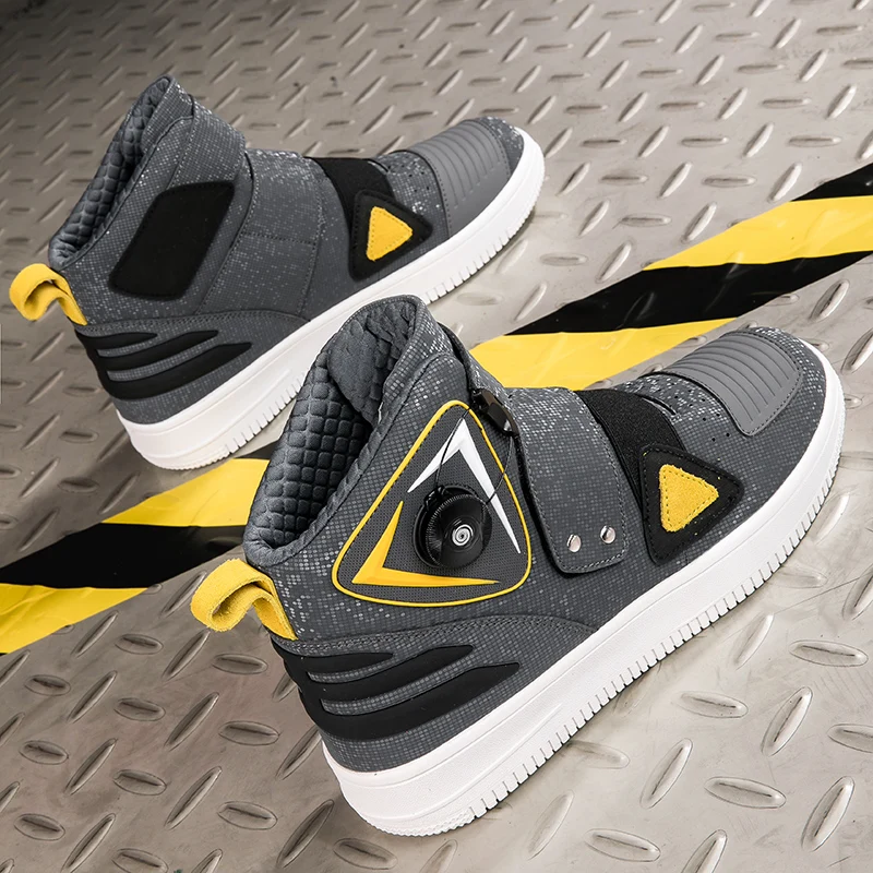 Latest Style professional Cycling Road Motorcycle Microfiber Leather Non-slip Protective Motorbike Boots