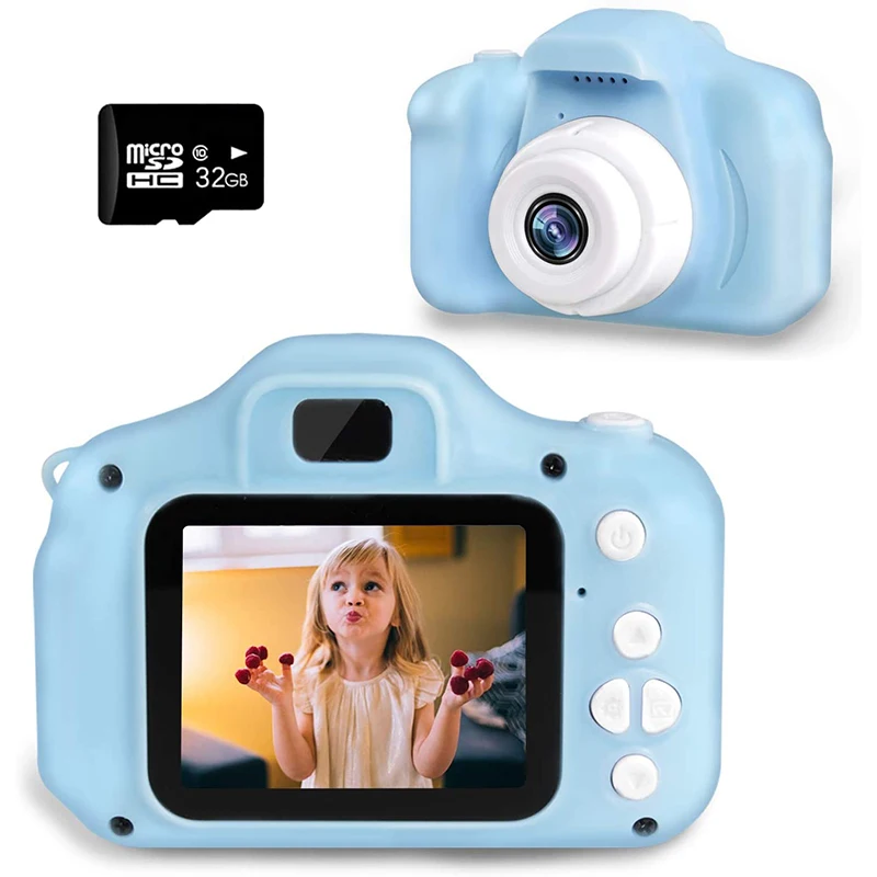 Digital Take Photo Video Camera 2 Inch Rechargeable Kids Mini Digital Camera Toys Kids Camera for Children Gift