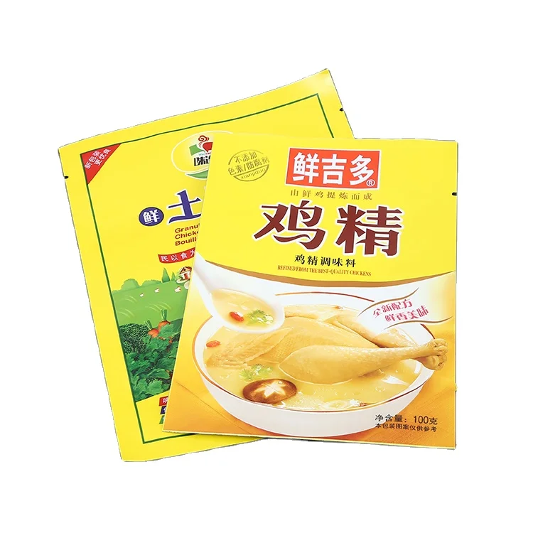 Custom printed spices chicken essence lamination plastic packing bags