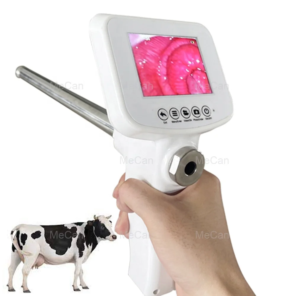 Veterinary Digital AI Gun Artificial Insemination Camera Portable Cow Goat Artificial Insemination Gun for Cattle