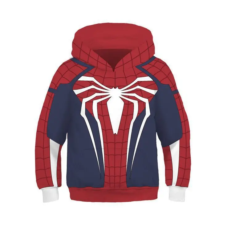 US Anime Cool Pullover Funny Tops Coat Scarlet spider hoodie young thug spider hoodie Jumper Sweatshirt SuperHero Hoodies