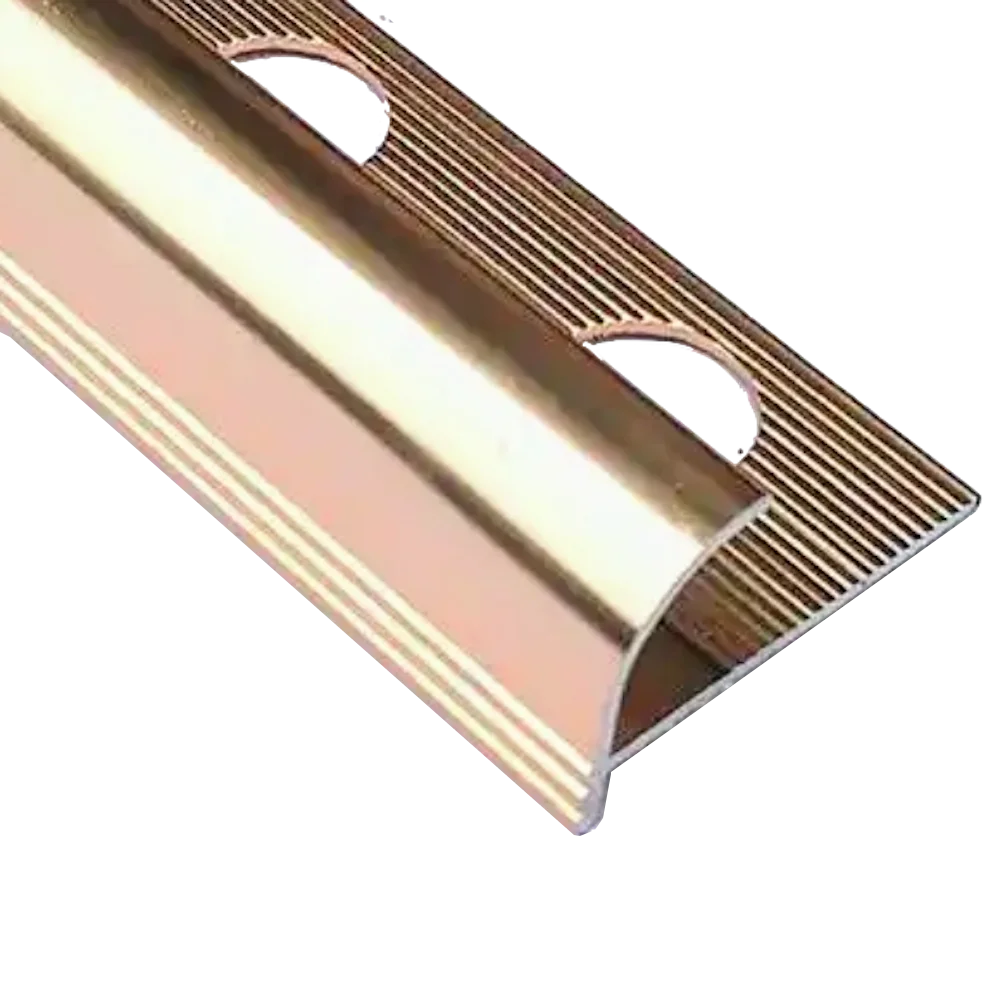Triangle Shaped Decor Metal Trim Wall Decorative Curved Strip Aluminium Edge Corner Tile Trims With Custom Design