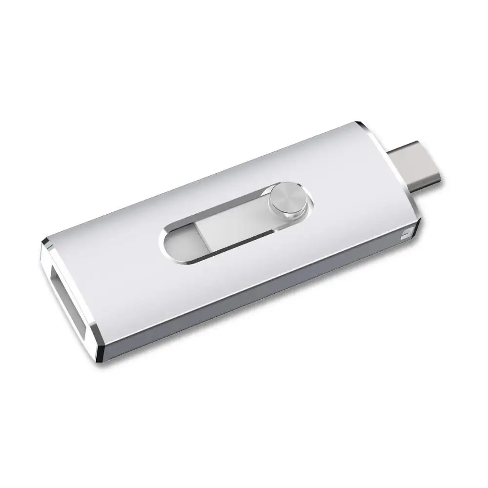 
64GB OTG Slide USB 3.0 Flash Drive U Disk Storage for Type-C custom logo 