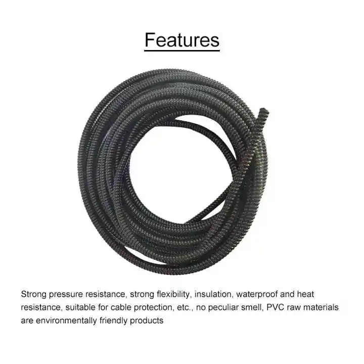 4mm Od 6mm Waterproof Metal Corrugated Galvanized Steel Pvc Coated Flexible Conduit