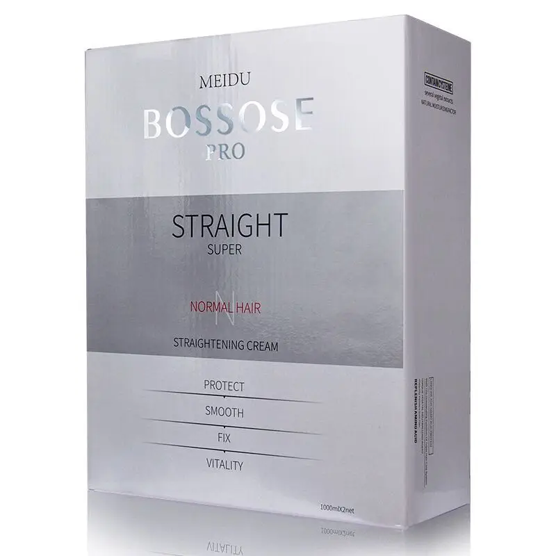 Bossose Manufacturer Salon Best Professional Rebonding Low Damage Permanent Hair Straightening Cream