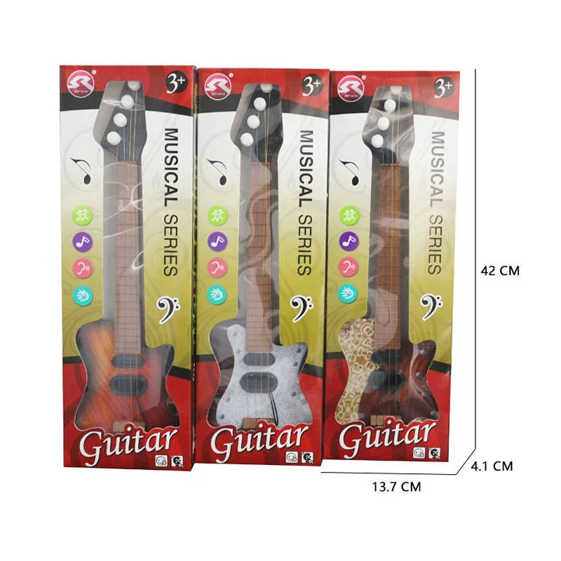 Samtoy 42CM British Style Educational Classic Learning Toys Musical Instrument Rock Guitar Toy For Kids