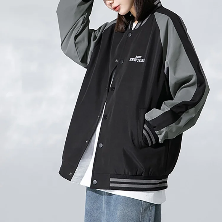 Свободная бейсбольная куртка-Авиатор Весенняя американская винтажная модная повседневная куртка мужской Простой Топ
