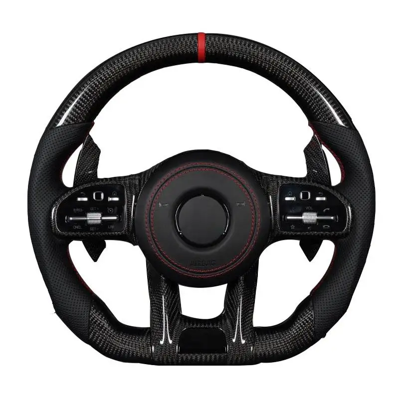 Для Mercedes Benz GLC-class GLC200 GLC260 GLC300 W205 W204 S300 W222 C63 E43 старая модель для нового рулевого колеса из углеродного волокна