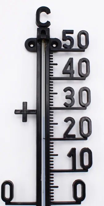 TH803 Plastic garden thermometer digits black