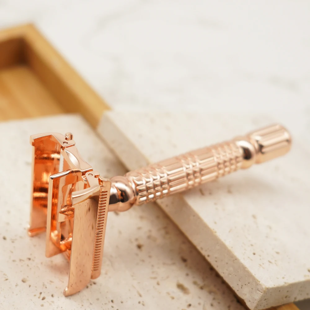 Retro style Metal Shaving razor Butterfly open head classical Double Edge Safety Razor