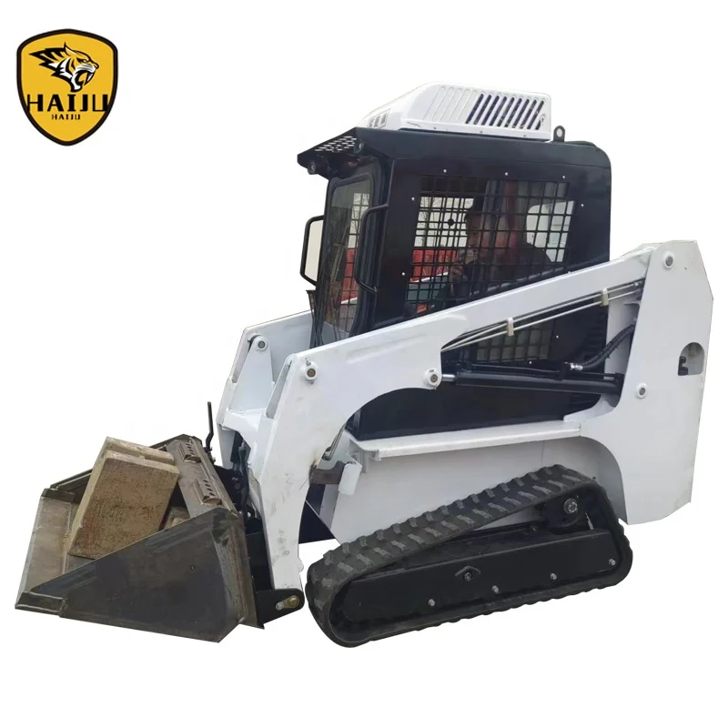 Small 25HP 4WD Farm Garden 3 Cylinder Skid Steer Loader with Kubota/Yanmar/Perkins Engine TS25