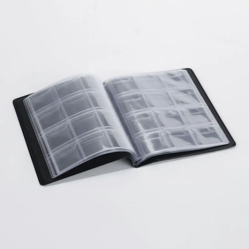Coin Collection Album 120 Pockets 1.2x1.2 inch Coin Holder Book Coin Storage Album Money Penny Pocket for Collectors