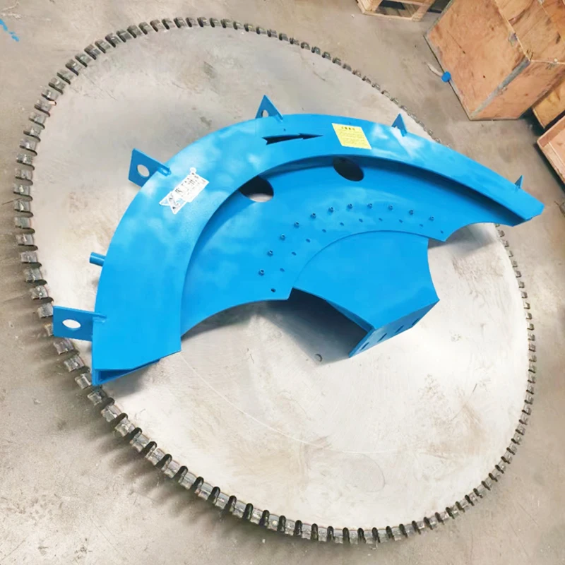 Excavator Mounted Hydraulic Rock Saw with 2400 mm Diameter Diamond Blade