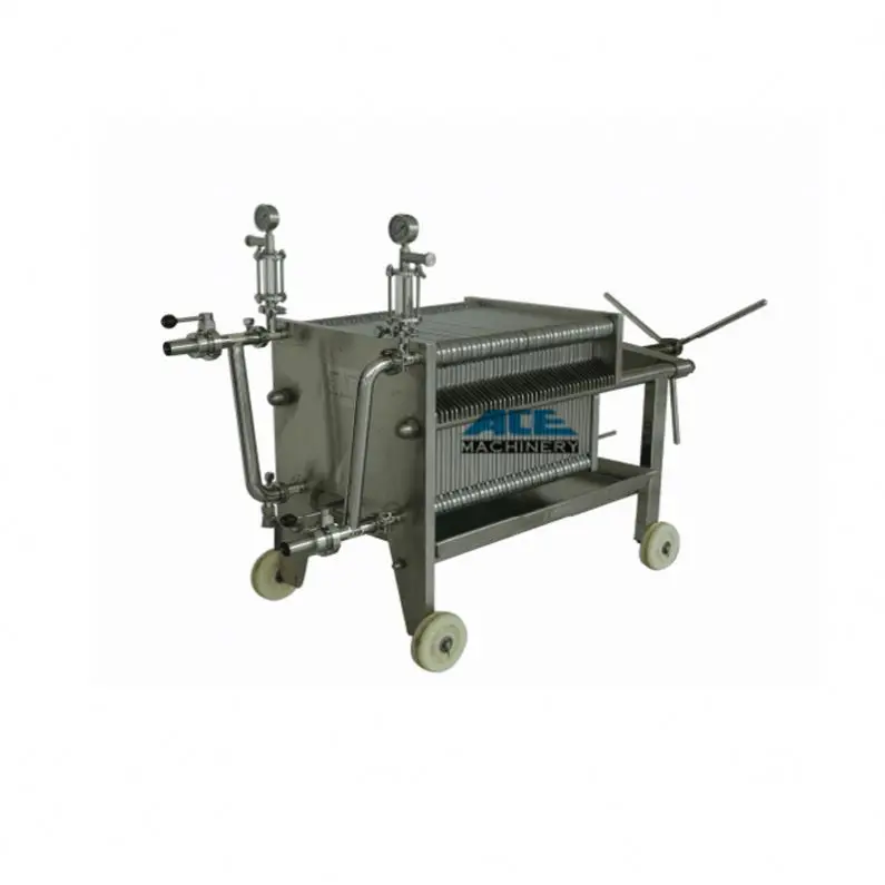 Горячая продажа Китай новый технологический фильтр пресс машина пластинчатый фильтр для пива вина