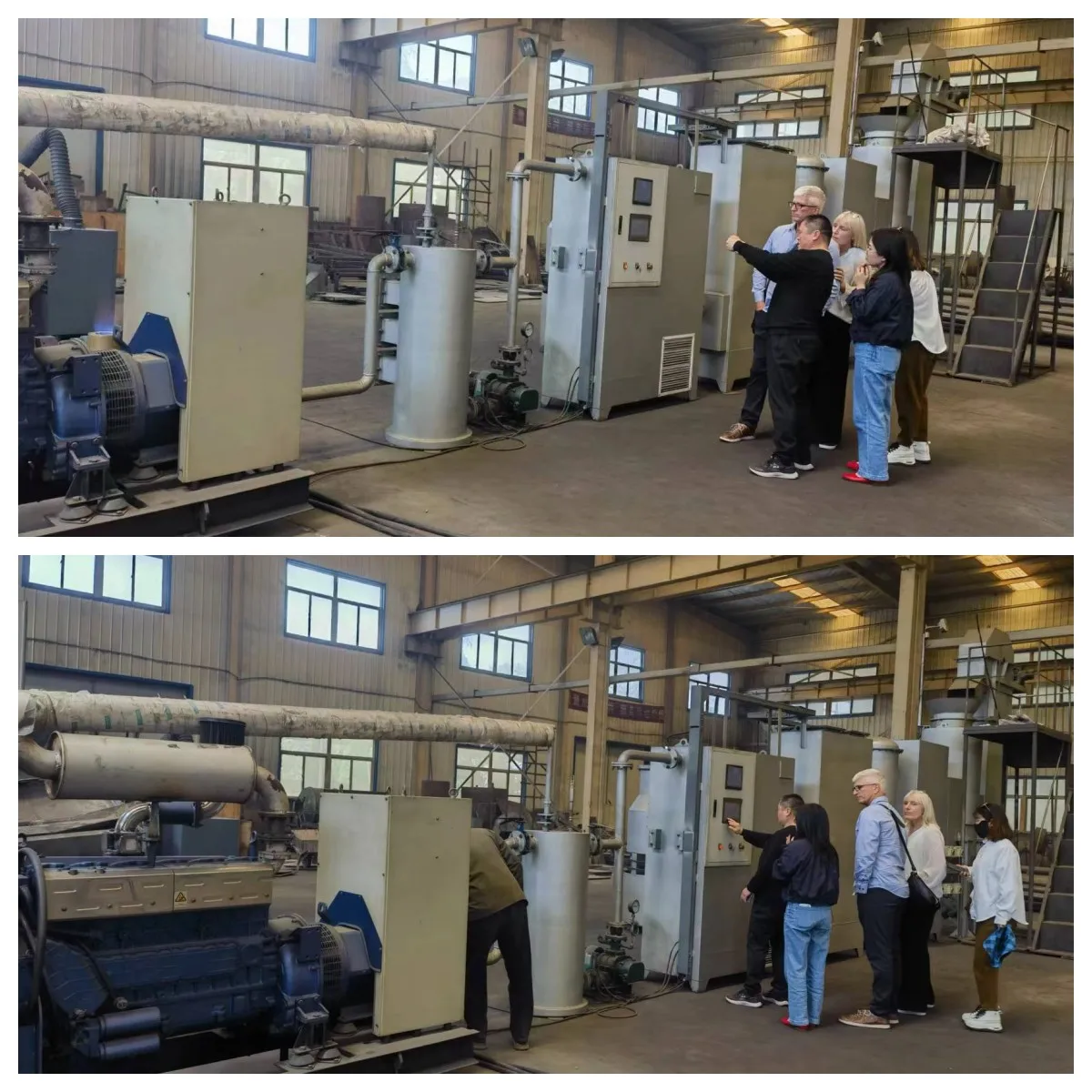 10-500kwbiomass gasification power plant wood gasifier generator pyrolysis machine waste plastic