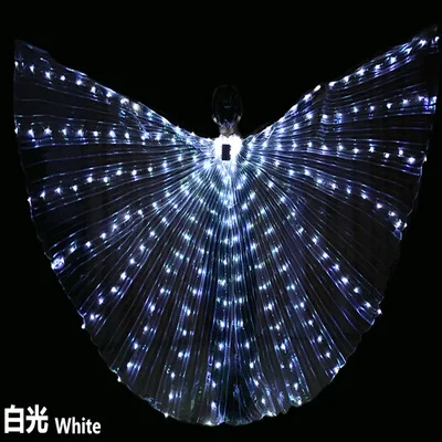Party supplies Fairy Led Light Butterfly Dance Wings  Bar Costume Cape Props Colourful LED Butterfly Wings