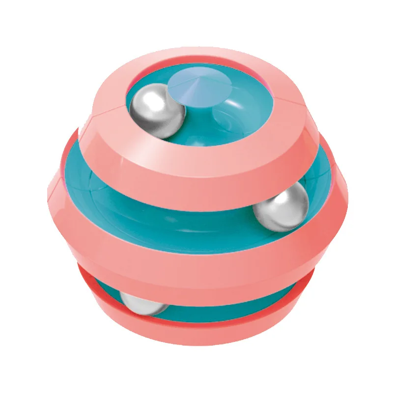 Magic Cube Orbit Ball Fidget Spinning Bead Orbit Ball Cube Toy Stress Release Metal Bead Fidget Finger Spinner Toys