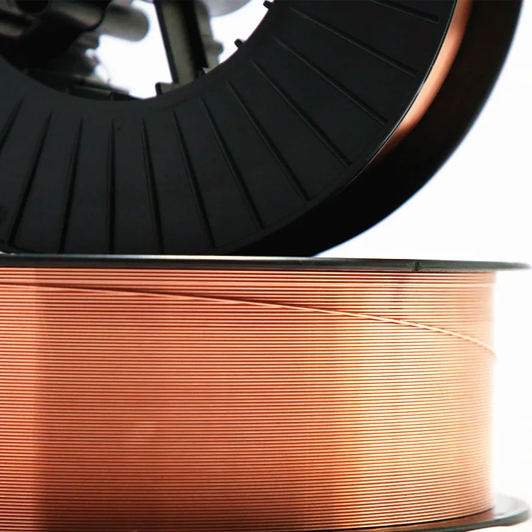 Manufacturer Welding Consumables 0.8mm 1.0mm 1.2mm 1.6mm solder MIG wire ER70s-6 copper plated welding wire