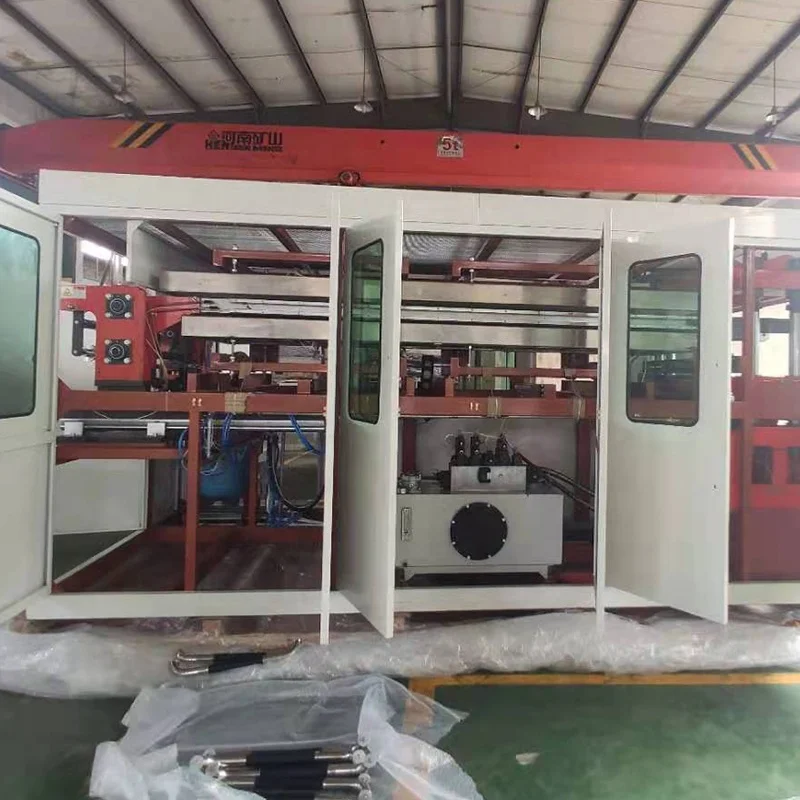 PS polystyrene foam thermocol plastic tray plate machine one time food dish production line