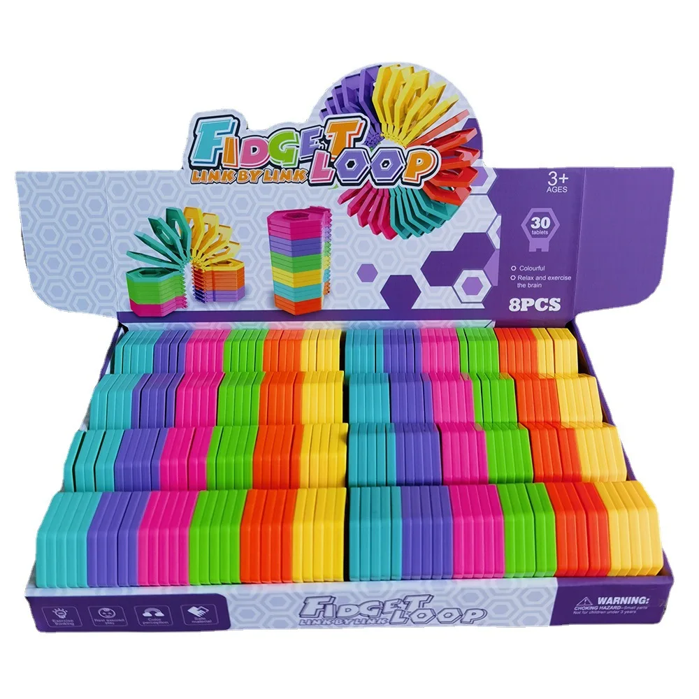 New product fun relaxing intellectual folding Slap toy rainbow wreath variety decompression artifact Toys