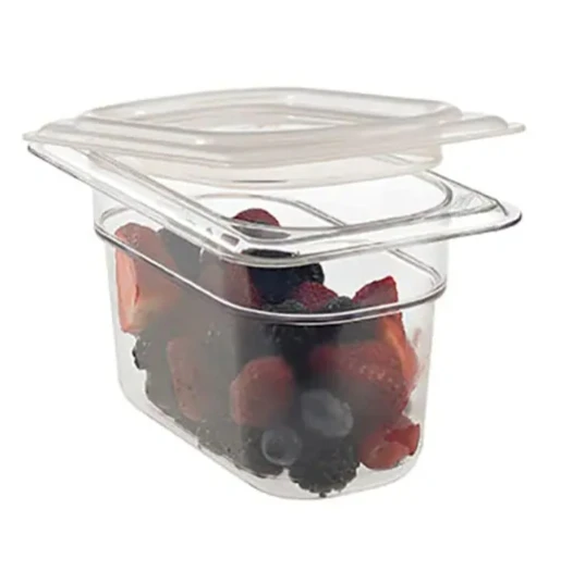 CAMBRO 90PPCWSC190 High-Temperature Resistance Tranclucent Polypropylene Food Pan Seal Covers  GN Pan Lid 1/9 not including pan