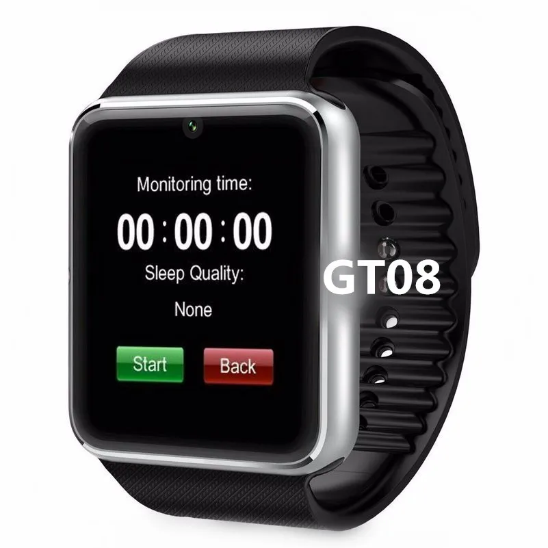 
Smart Watch GT08 Clock Sync Notifier Support Sim TF Card Bluetooth Connectivity Android Phone Smartwatch Alloy Smartwatch 