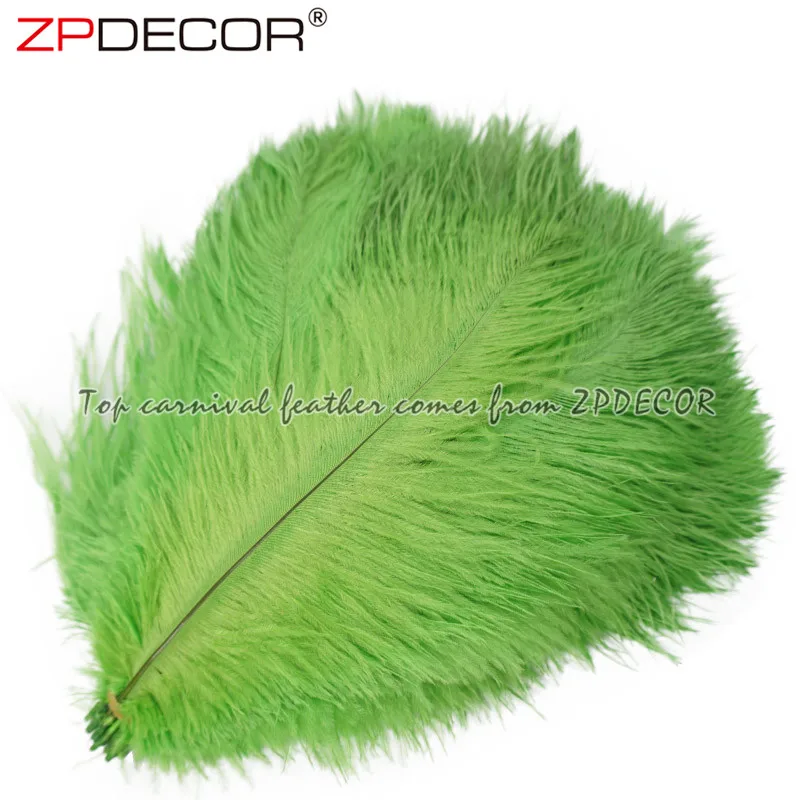  ZPDECOR оптовая продажа дешевых размеров 25-30 см крашеных страусиных перьев для дизайна