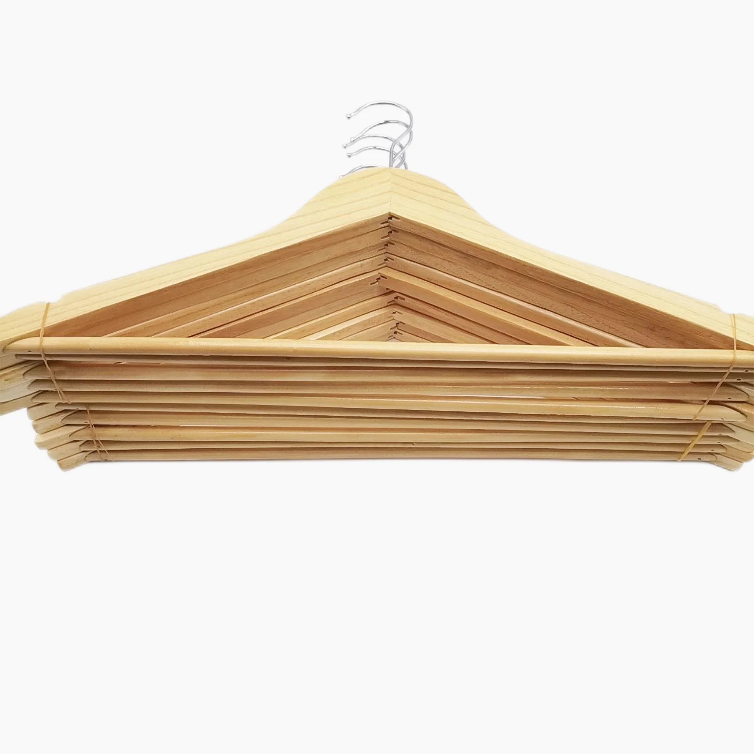 Wooden hangers are on sale,Natural solid wood hangers with swivel hooks,Clothes hanger