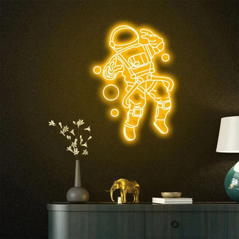 Bokang Fashion Angel Wings Light Neon Sign Led Custom Neon Sign For Gym Wall Bedroom