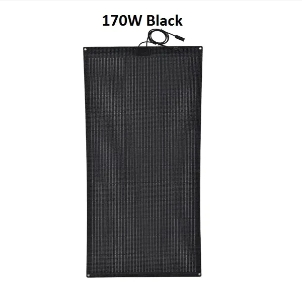 High Quality Soft Flexible Half Cells Module 115w 120w 220w 240w 250 Watt 380w Pv Solar Panel Plaque Solaire Rv Boating Camping