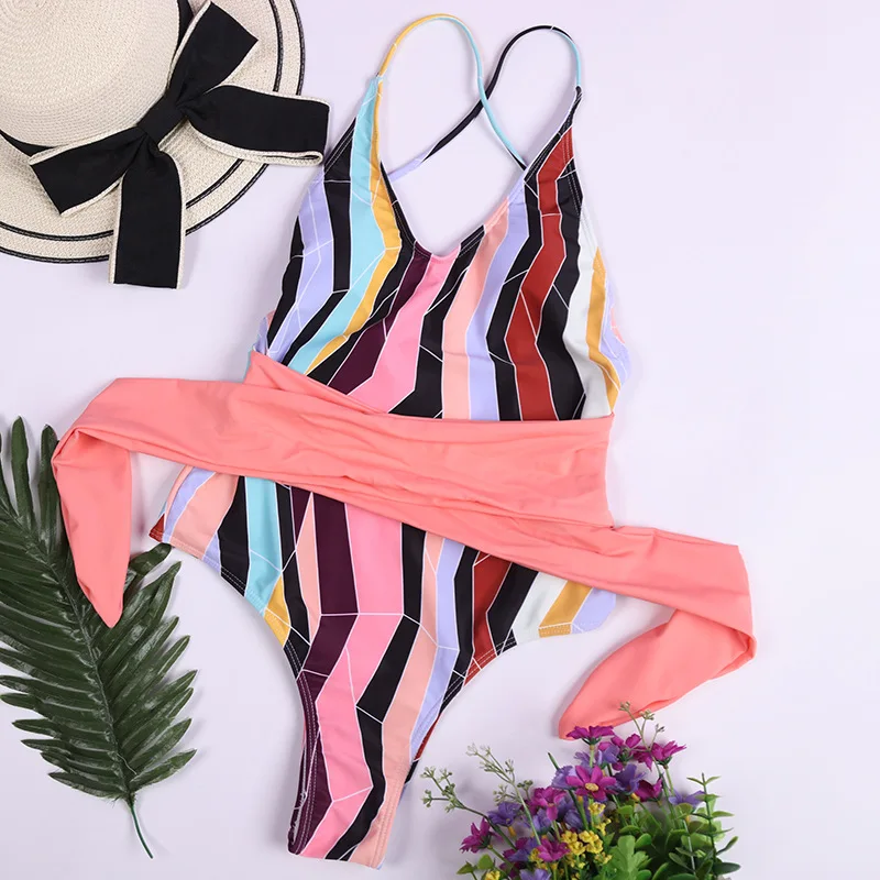 Free Shipping Bandeau Bikini Women Solid Color Swimwear Tie Side G string Swimsuit Extreme Micro Bikini Models Bathing Suit