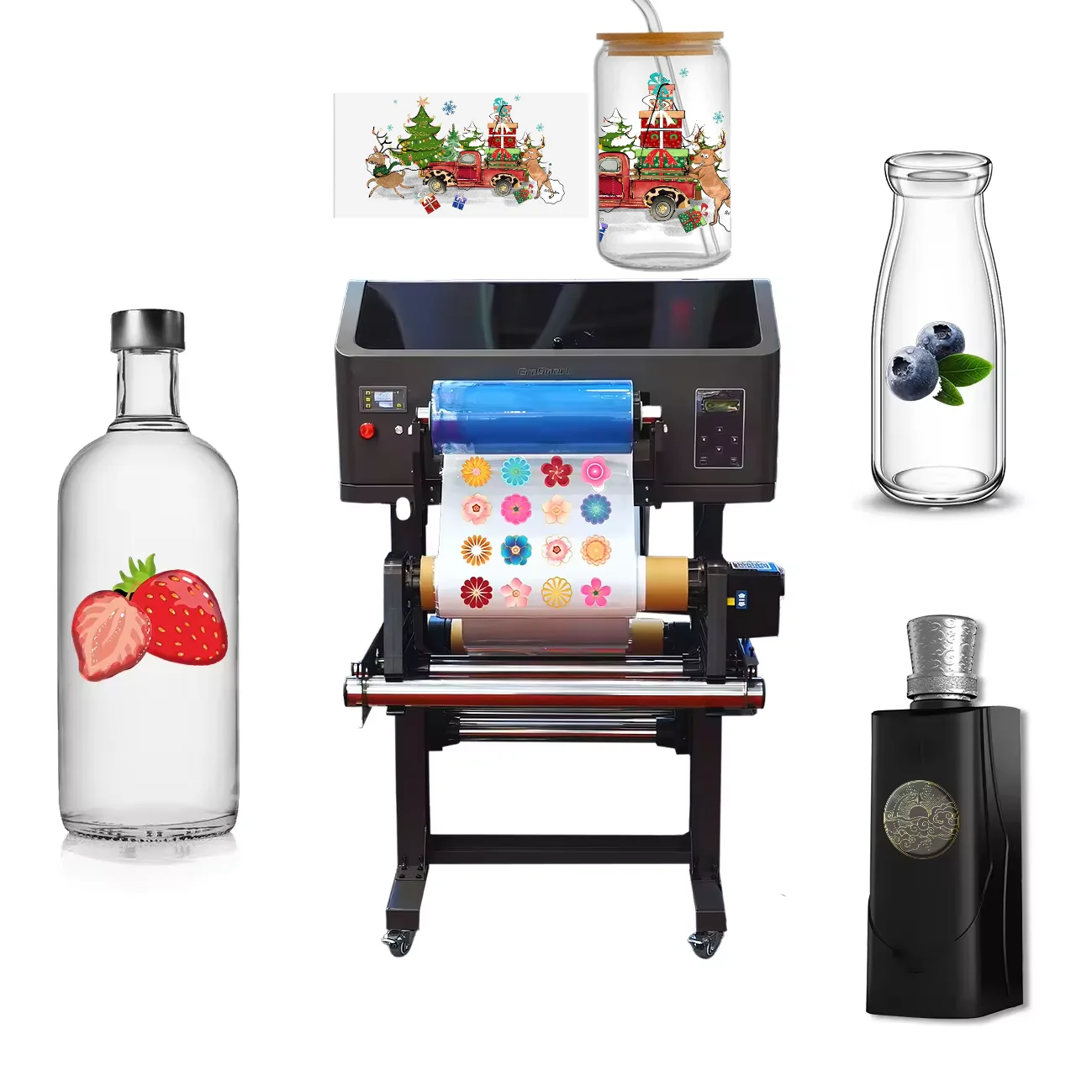 Factory Price XP600 A3 UV DTF Sticker Printer 35cm Uv Roll to Roll Printing Machine Double Head New Condition 3 Year Warranty