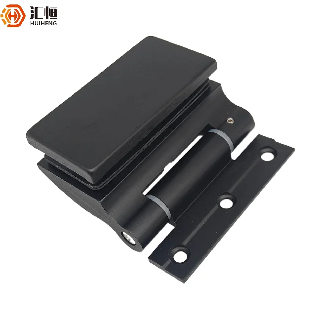 China Top Selling Black Door Glass Hinges Aluminum Hinges for Window and Doors